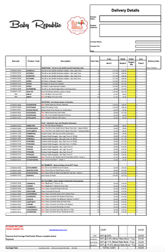2022 UK Digital Price List and Order Form